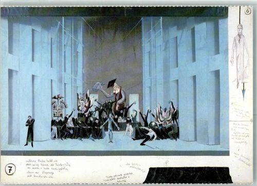 Bühnenbildentwurf Nr. 7 Peter Sykora Faust Verdammnis Oper