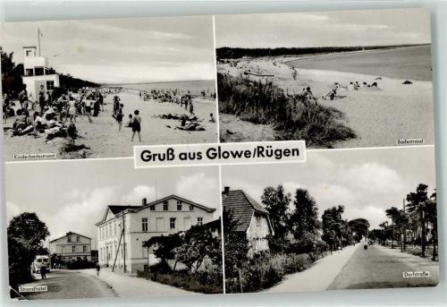 Glowe Strandhotel Dorfstraße Kinderbadestrand Omnibus Landpost