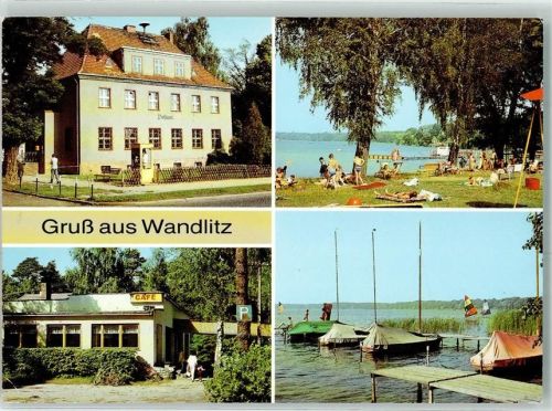 Wandlitz Postamt Strandbad Cafe Strietzel Segelhafen Wandlitzsee