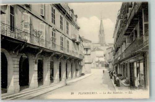 Plombieres-les-Bains la Rue Stanislas
