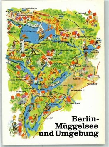 Müggelheim Landkarte Müggelsee