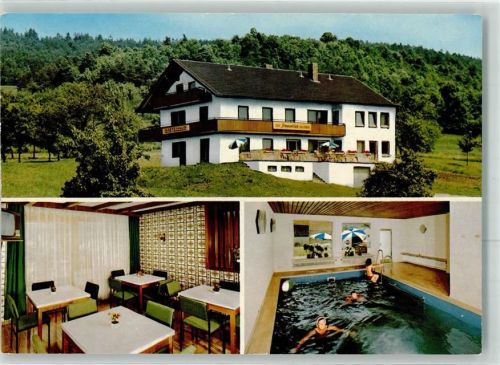 Schwabthal Gasthaus Cafe u. Pension Sonnenblick Schwimmbad