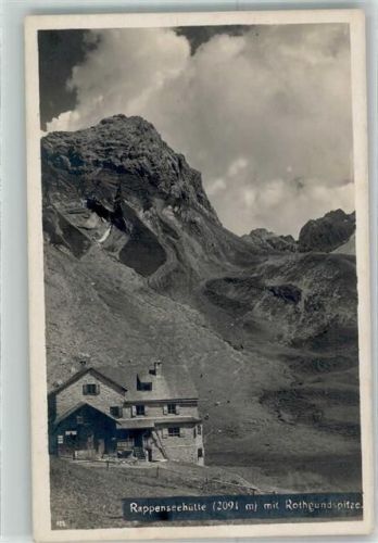 Rappenseehütte Hüttenstempel Rothgundspitze