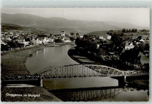 Gaggenau mit Brücke über die Murg