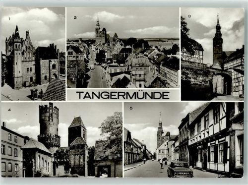 Tangermünde Rathaus Leninstraße Roßfurt Neustädter Tor Kirchstraße