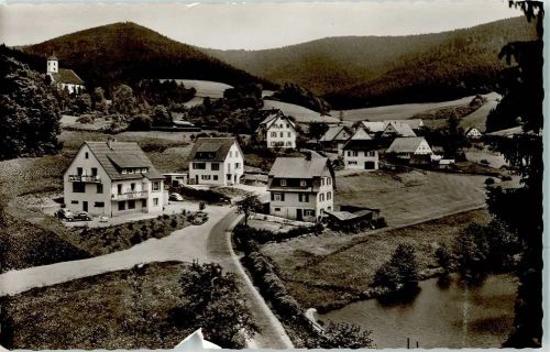 Schwarzenberg Gasthaus Ziefle VW Käfer Kirche