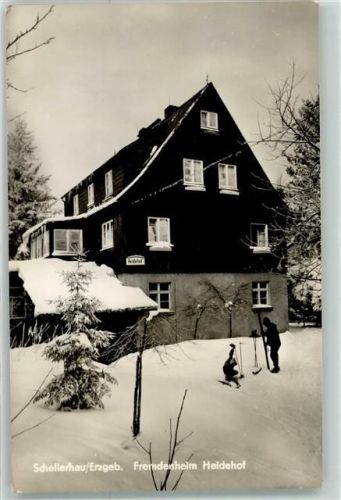 Schellerhau Winter Fremdenheim Heldehof