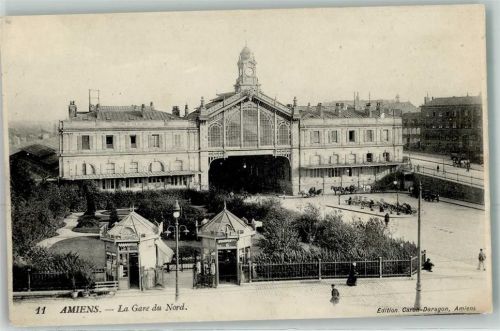 Amiens La Gare du Nord Uhr Kutsche
