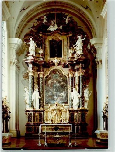 St. Peter Priesterseminar Hochaltar Ort handschriftlich