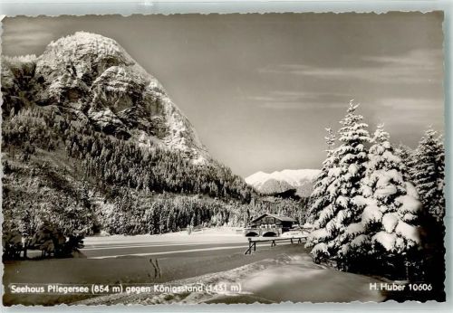 Pflegersee Winter Seehaus