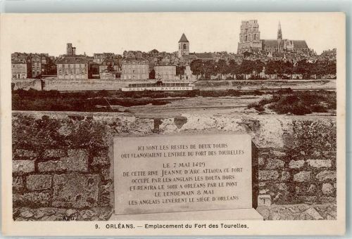 Orleans Emplacement du Fort des Tourelles Kathedrale Ecole de Nation