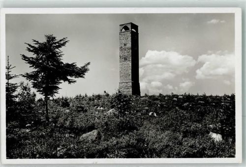 77784 W7617 Oberharmersbach 1940 Foto AK Aussichtsturm Brandenkopfturm Schwarzwald