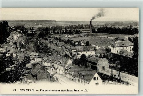Beauvais vue vers Saint Jean