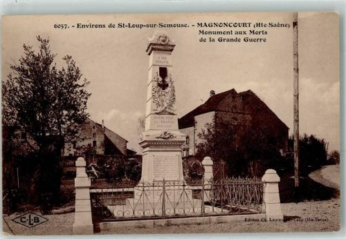 Magnoncourt Monument aux Morts de la Grande Guerre