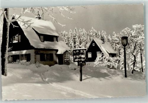 Bärenfels Schellerhauer Straße im Schnee