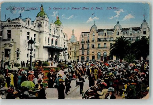 Monte Carlo 1911 Hotel de Paris Casino