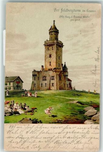 Feldberg 1902 Der Feldbergturm