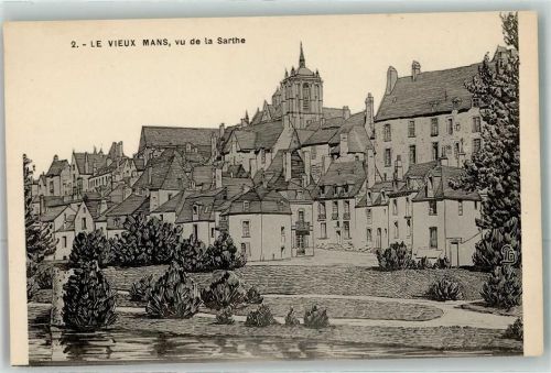 Le Mans Le vieux Mans vu de la Sarthe