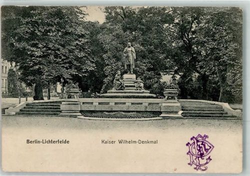 Lichterfelde 1914 Kaiser Wilhelm-Denkmal
