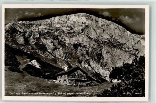 Golling Carl von Stahlhaus am Torennerjoch gegen hohes Brett