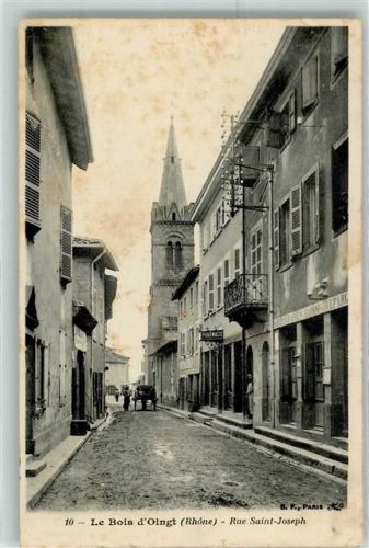 Le Bois-d'Oingt 1907 Rue Saint Joseph