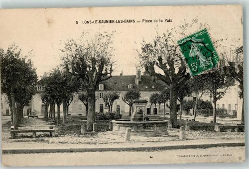 Lons-le-Saunier 1910 Place de la Paix