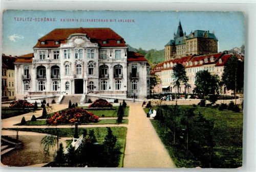 Teplice 1912 Kaiserin Esliabethbad Kurhaus