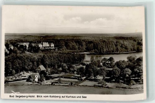 Bad Segeberg Blick vom Kalkberg auf Kurhaus und See