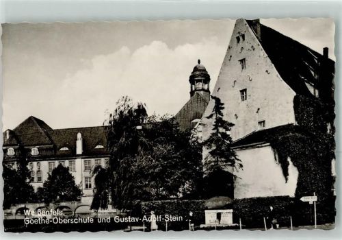 06667 O4850 Weißenfels , Saale - Goethe-Oberschule Gustav-Adolf-Stein
