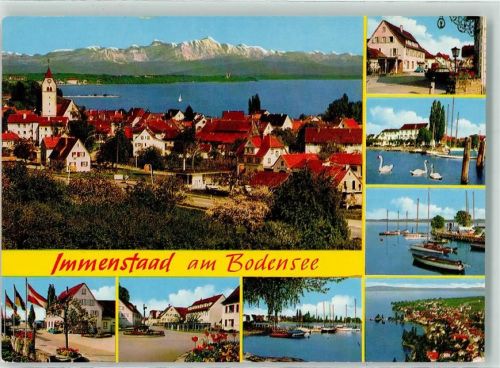 Immenstaad 1986 Tankstelle Pfarrkirche St. Jodokus