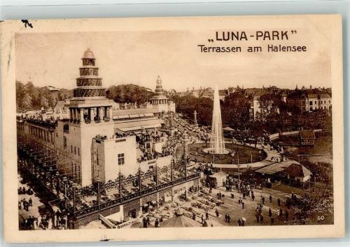 Halensee 1913 Luna Park