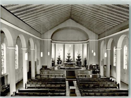 Jägersfreude Inneres der Kath. Pfarrkirche St. Hubertus