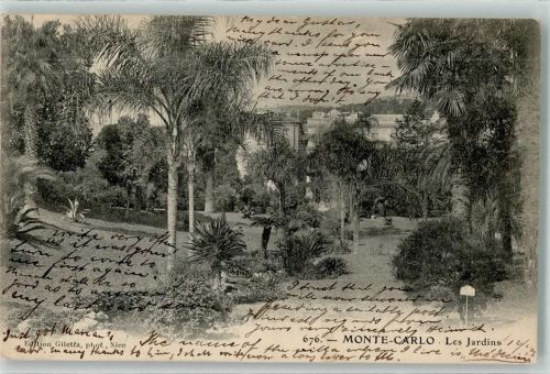 Monte Carlo 1903 - Les Jardins