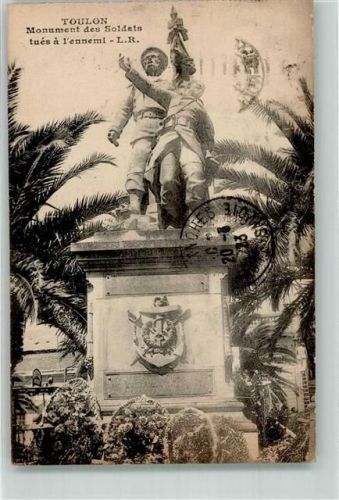 Toulon 1923 Denkmal Monument des Soldaten