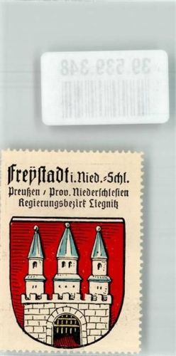 Grünberg Wappen Freystadt i.Nied.Schl. Preußen Prov. Niederschlesien Reg. Bez. Liegnitz
