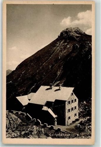 Prinz-Luitpoldhaus Luitpoldhaus am Hochvogel Glasfelderkopf 2270 m Allgäuer Alpen Hüttenstempel