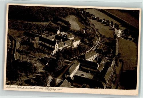 Bronnbach Fliegeraufnahme vom Kloster Bronnbach