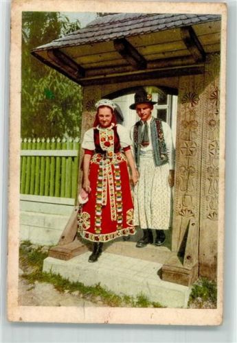 Klausenburg Tracht Brautpaar Körösfö