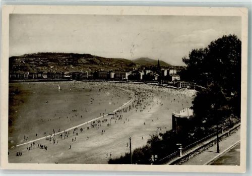 San Sebastian 1960 Schwimmbad Strand