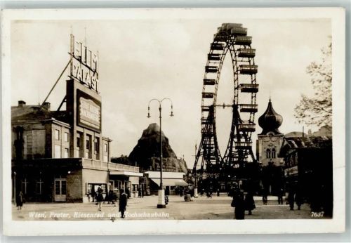 Wien 1941 Riesenrad Prater Feldpost WK II