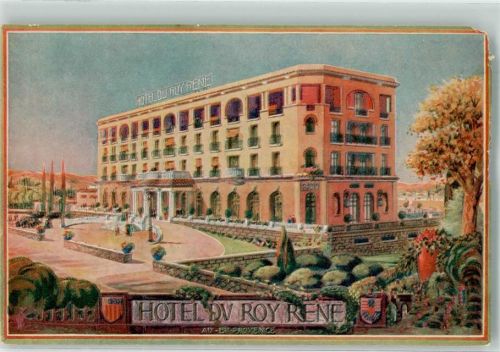 Aix-en-Provence Hotel Du Roy Rene Lithographie