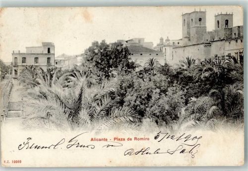 Alicante 1909 Plaza de Romiro