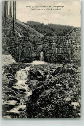Bad Schwarzbach Geröllsperre Isergebirge