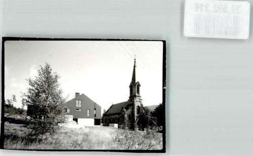Herrenwies Foto Original aus Archiv eines Ansichtskartenverlags mit Kirche St. Antonius Ort handschriftlich
