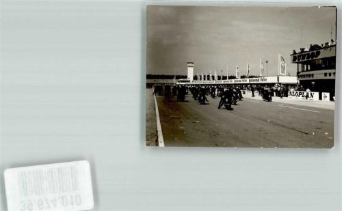 Hockenheim Motrodrom Motarrad Ort handschriftlich Foto Original aus Archiv eines Ansichtskartenverlags