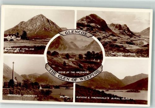 Glencoe Kinghouse Hotel Macdonald Denkmal