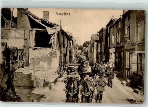 Vouziers 1916 Feldpost WK I Uniform