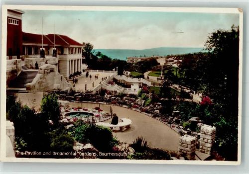 Bournemouth 1934 The Pavilion Ornamental Gardens