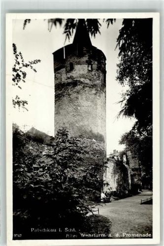 Patschkau 1941 Feldpost WK I SD-Schutz Btl. 590 Alter Wehrturm