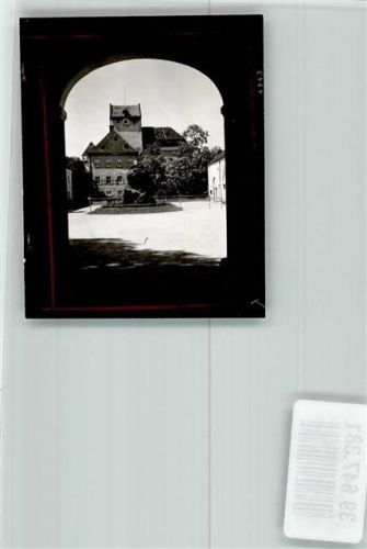 Oberalting Tor Turm Platz Ort handschriftlich Foto Original aus Archiv eines Ansichtskartenverlags